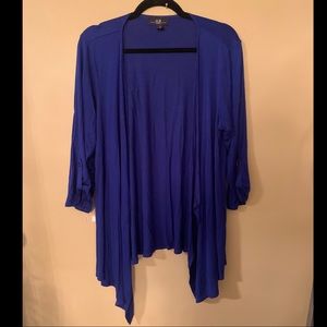 Blue Light Jacket/Top by AGB. 1X.